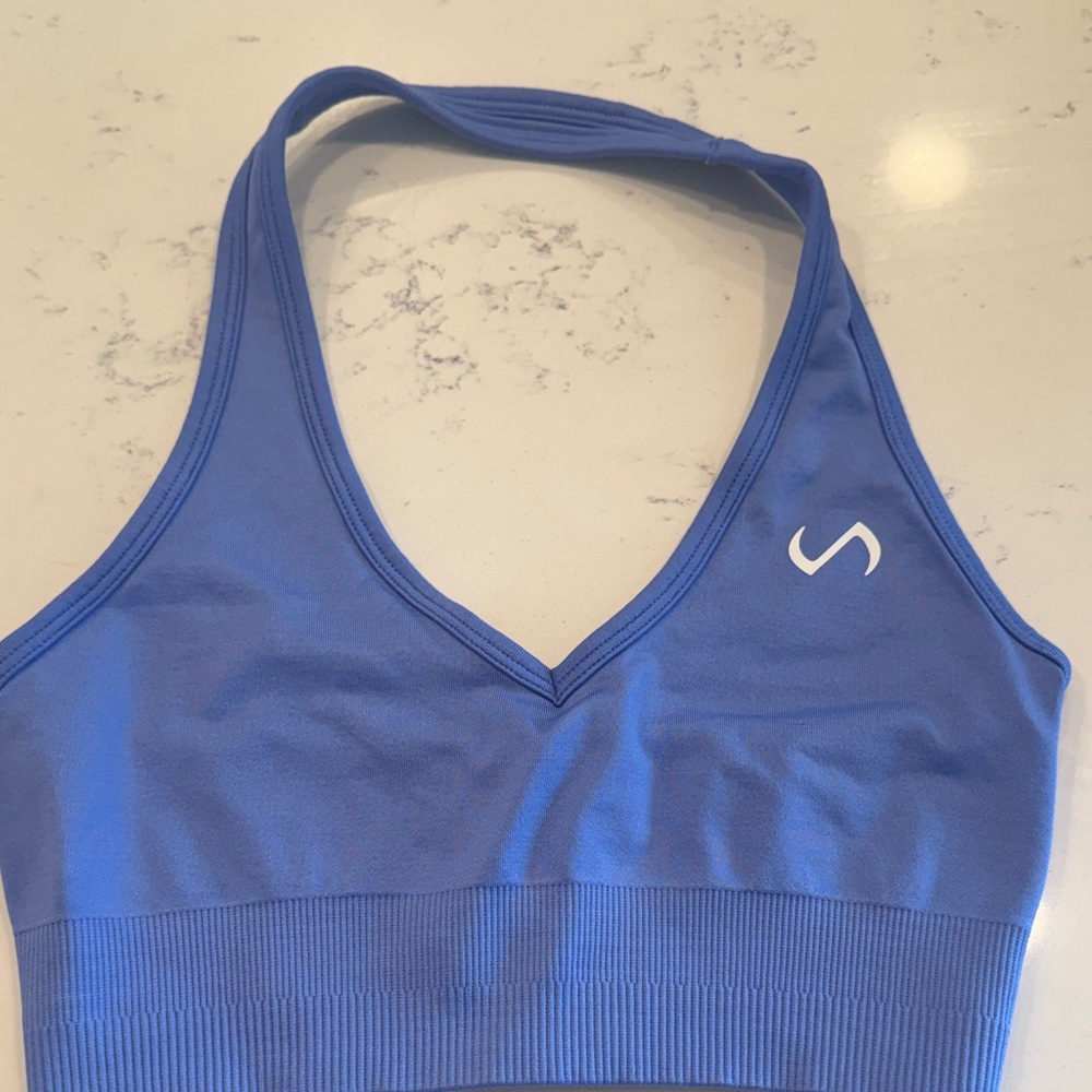 Stylish Blue Sports Bra